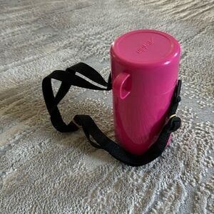 Vintage Slinger Thermos Aladdin Pop-top Strap Cup Pink/Magenta Carry 8 oz.